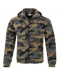 Polar JHK FLRA 340 HOODED - CAMOUFLAGE
