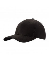 Czapka JUNIOR sześciopanelowa  CZA011 - BLACK