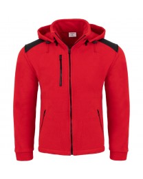 Polar FLRA 340 HOODED  RED / BLACK