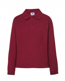 Polo KID LS  JHK PKID 210 LS  BURGUNDY