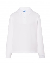 Polo KID LS  JHK PKID 210 LS  WHITE