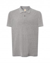 Polo męskie JHK OCEAN POLO  -GREY MELANGE-