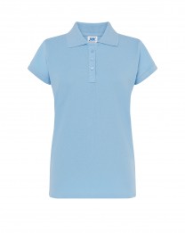 Polo damskie POPL 200 SKY BLUE