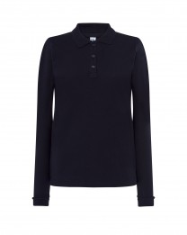 Polo damskie z długim rękawem JHK POPL 200 LS  NAVY