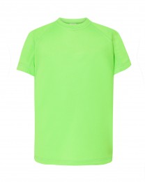 T-shirt JHK  - SPORT KID T-SHIRT  - LIME FLUOR