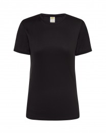 T-shirt  JHK, damski sportowy - SPORT T-SHIRT LADY -  BLACK