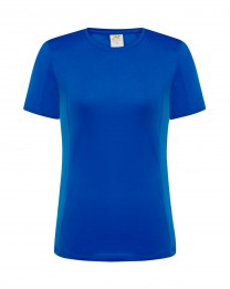 T-shirt  JHK, damski sportowy - SPORT T-SHIRT LADY -  ROYAL BLUE