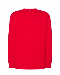 T-Shirt męski z długim rękawem  TSRA170LS  - RED