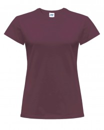 T-shirt damski JHK TSRLCMF - BURGUNDY