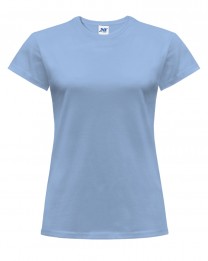 T-shirt damski JHK TSRLCMF - SKY BLUE