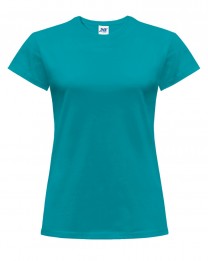 T-shirt damski JHK TSRLCMF - TURQUOISE