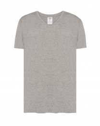 T-Shirt  V-neck  JHK  TSUA PICO  GREY MELANGE