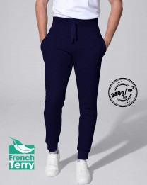 Spodnie SWEET PANTS CUFF FRENCH TERRY  - NAVY