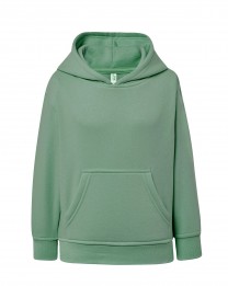 KID SWEATSHIRT KANGAROO MOSS GREEN