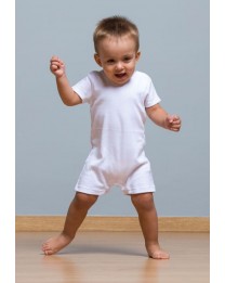 BABY PLAYSUIT - WHITE