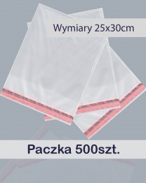 Torebki foliowe z taśmą zamykającą (w paczce 500 szt.) >> T-shirty, polo