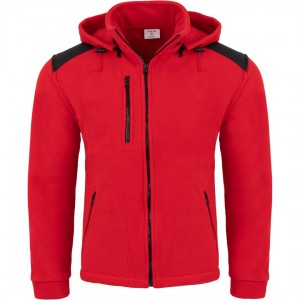 Polar FLRA 340 HOODED  RED / BLACK