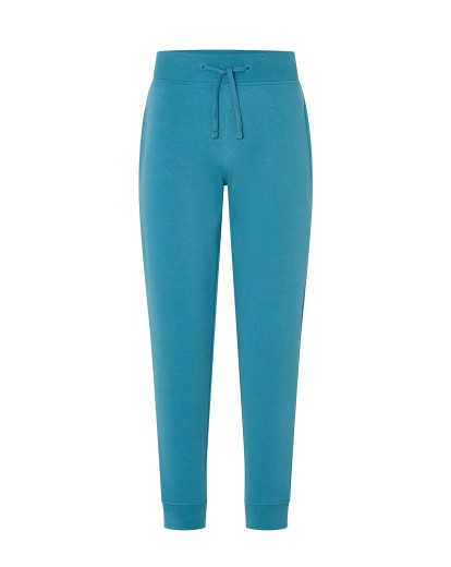 Spodnie SWEAT PANTS CUFF MAN  - PETROL BLUE