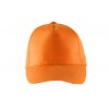 Czapka pięciopanelowa  CZA001 - kolor ORANGE