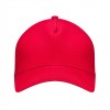 Czapka pięciopanelowa  CZA005 - RED