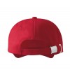 Czapka sześciopanelowa  CZA006 - RED