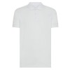 Polo męskie Ultrafit z elastanem BS202 - WHITE