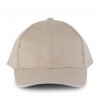 Czapka sześciopanelowa  SANDWICH CZA006 - BEIGE / WHITE