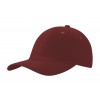 Czapka sześciopanelowa  CZA006 - BURGUNDY