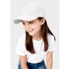 Czapka dziecięca pięciopanelowa KIDS CZA600K - WHITE