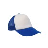 Czapka pięciopanelowa TRUCKER poliester 100%  CZA610 - ROYAL BLUE / WHITE