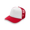 Czapka pięciopanelowa TRUCKER poliester 100%  CZA610 - RED / WHITE