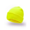 Czapka zimowa URBAN z naszywką  - GOLD FLUO