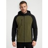 Polar dwukolorowy NEOPLUS FLDUO - KHAKI / BLACK