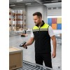Kamizelka polarowa ostrzegawcza NEOPLUS FLHV400VEST - BLACK  / GOLD FLUOR