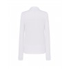 Polo damskie z długim rękawem JHK POPL 200 LS  WHITE