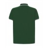 Polo męskie JHK PORA 210 CONTRAST BOTTLE GREEN / WHITE