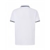 Polo męskie JHK PORA 210 CONTRAST WHITE/NAVY