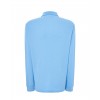 Polo męskie z długim rękawem JHK PORA 210 LS  SKY BLUE