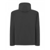 SOFTSHELL JACKET HOODED  - BLACK