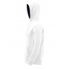 OCEAN KANGAROO HOODED CONTRAST WHITE/NAVY