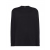T-Shirt męski z długim rękawem  TSRA170LS  - BLACK