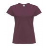 T-shirt damski JHK TSRLCMF - BURGUNDY