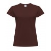 T-shirt damski JHK TSRLCMF - CHOCOLATE