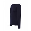 T-SHIRT DAMSKI z długim rękawem JHK TSRLCMF LS NAVY