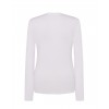 T-SHIRT DAMSKI z długim rękawem JHK TSRLCMF LS WHITE