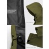 SOFTSHELL WINDSTORM HOODED LADY - MILITARY