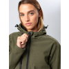 SOFTSHELL WINDSTORM HOODED LADY - MILITARY (KHAKI)