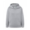 KID SWEATSHIRT KANGAROO SILVER