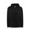 Bluza damska z kapturem, zapinana SWUL HOOD - BLACK