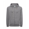 Bluza damska z kapturem, zapinana SWUL HOOD - GREY MELANGE